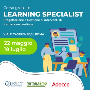 CORSO DI FORMAZIONE PROFESSIONALE GRATUITO LEARNING SPECIALIST